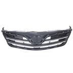 Front Bumper Upper Grille Chrome Black For 2013 Toyota Corolla 5310002640C0