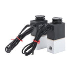 2PCS 1/4" Fast Response Electric Air Water Solenoid Valve 12V DC Normally Closed