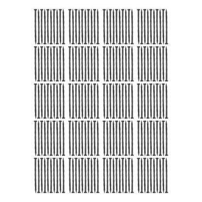 200 Pcs 8 Inch Spiral Pointed Garden Stakes For Landscape Edging Weed Barrier