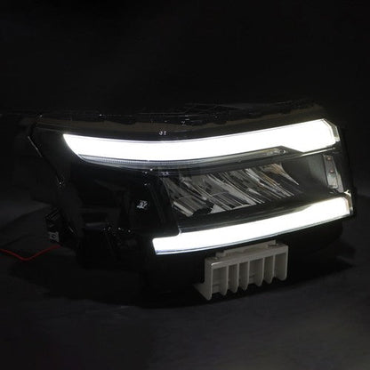 Clear Full LED Passenger Black For Nissan Frontier 2022-2024 Headlight Headlamp