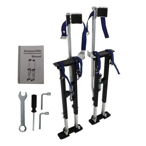 Drywall Stilts 36" - 48" Adjustable Aluminum Alloy For Painting Electrical Stilt