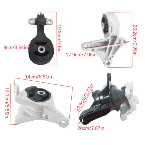 Engine Motor Mount 5PCS For Honda CR-V 2.4L 2012 2013 2014 Auto Trans A65052
