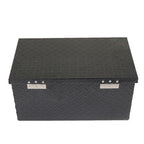 For Pickup Trailer Black Aluminum Diamond Plate 20"������������������12"������������������9.5" Tool Box w/Keys