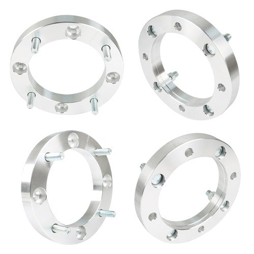 Wheel Spacers 4x156 1" 131mm M12x1.5 Silver 4Pcs For Polaris Polaris RZR 2015+