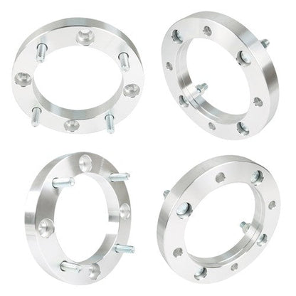 Wheel Spacers 4x156 1" 131mm M12x1.5 Silver 4Pcs For Polaris Polaris RZR 2015+