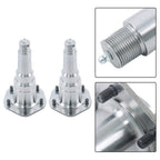 New 2-Pack #42 Weld-On Spindles With Flange Fit For 7,000lb Trailer Axles-2 1/4"