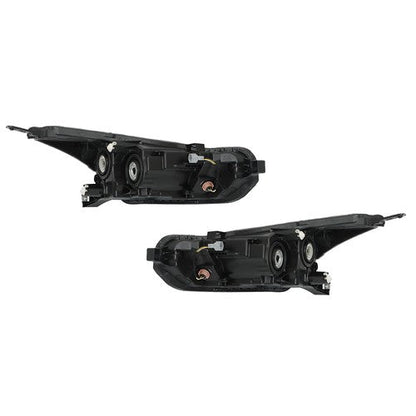 For Nissan Versa S SV 20-21 OE Pair LH+RH Headlight Assembly Set Chrome Housing