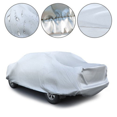 Pickup Truck Cover Waterproof UV Rain Dust Outdoor Protection Silver Universal