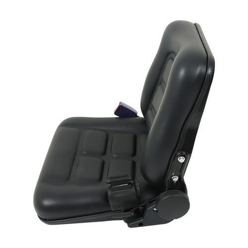 Universial Seat with Adjustable Backrest Seatbelt Slid for Forklift Tractor
