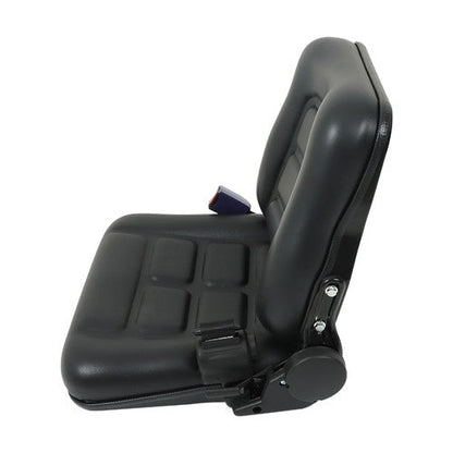 Universial Seat with Adjustable Backrest Seatbelt Slid for Forklift Tractor