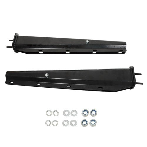 Mud Flap Hanger Set 2.5" Bolt Pattern Spring Loaded Fits For Semi Truck 30"