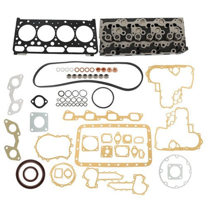 US For Kubota V2203 Engine/Bobcat 753 773 Complete Cylinder Head + Full Gasket