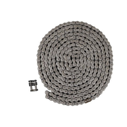#35-2 Duplex Roller Chain 10 Feet Heavy Duty Double Strand with 2 Master Links