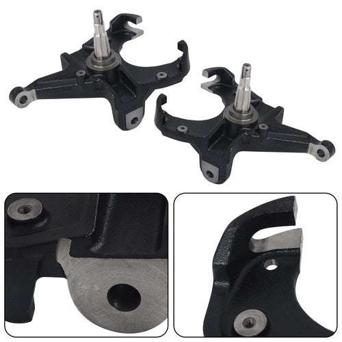 For Chevrolet C10 1975 1976-1986 1987 Drop Lowering Spindles kit w/ 1" Rotor