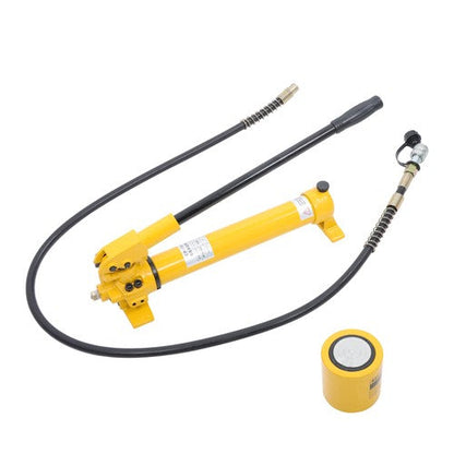 30 Ton Hydraulic Jack Power Ram Kit and CP-700 Manual Hydraulic Hand Pump