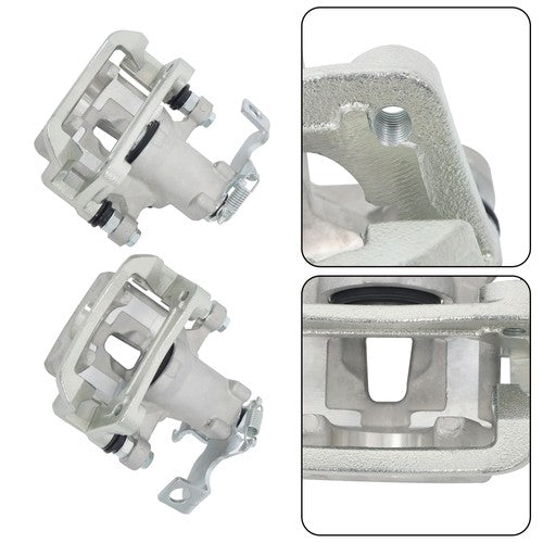 Rear Brake Calipers w/ Bracket L＋R 19B6788 583112VA30 For Hyundai Veloster 12-17