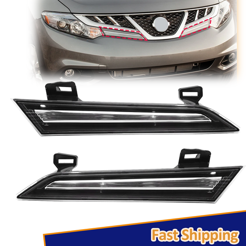 Headlight Reflector Panel Pair for 2009-2014 for Nissan Murano Left Right 2PCS