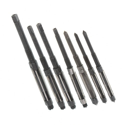7Pcs/Set Adjustable Hand Reamers, HV to H3,1/4" to 15/32" High Speed Steel