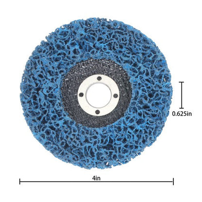 (5 pieces each in purple and blue) 10 Pack of 4' x 5/8' Diamond Discs