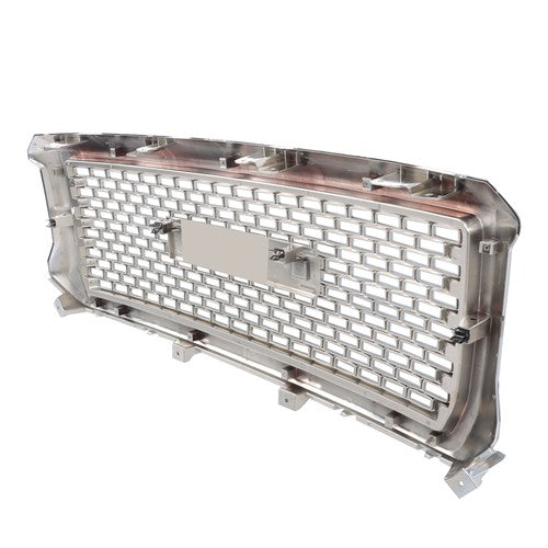 Compatible For GMC Sierra 1500 2014-2015 Chrome Front Bumper Center Mesh Grille