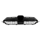 For Honda CR-V 2020-2022 Plastic Front Bumper Grille w/ 2pcs Chrome Trim Strip