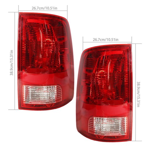 For 09-20 Dodge Ram 1500 2500 Brake Lamp Tail Light w/Bulbs Replace LH+RH Side