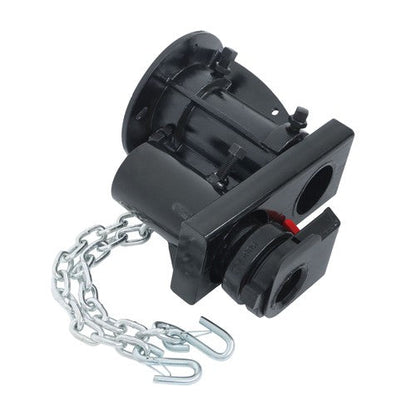 C5G X 12''-16 Fifth Wheel to Gooseneck Adapter With 7-1/2" Offset For Rv Trailer