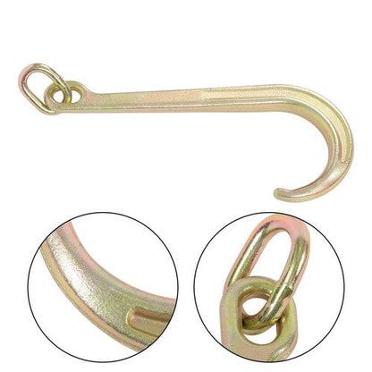 1 x J Hook Grade G70 Towing Hooks 15 Inch Roll Back Clevis 5400 Lbs Load Limit