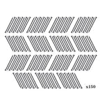 Landscape Edging Anchoring Garden Stakes Lawn Yard 150 Pcs Plastic Spikes 8 Inch