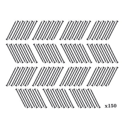 Landscape Edging Anchoring Garden Stakes Lawn Yard 150 Pcs Plastic Spikes 8 Inch