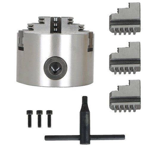 K11-80 Self-centering Lathe Drilling Part 80mm 3 Jaw Lathe Chuck Manual Chuck 3"