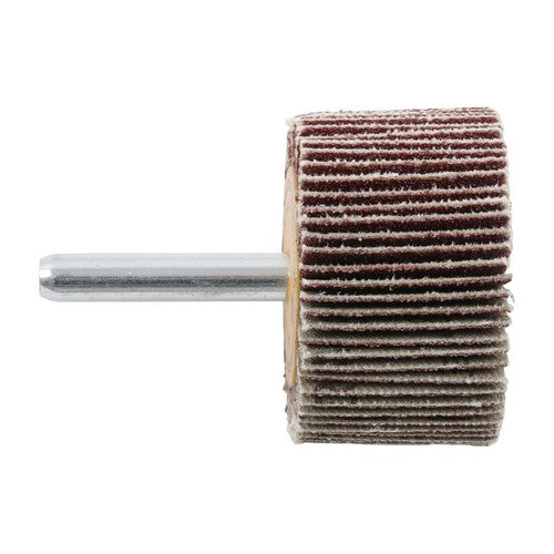 5 Pack 1-1/2" x 1" x 1/4" Aluminum Oxide Shank Mounted Flap Wheels 120 Grit