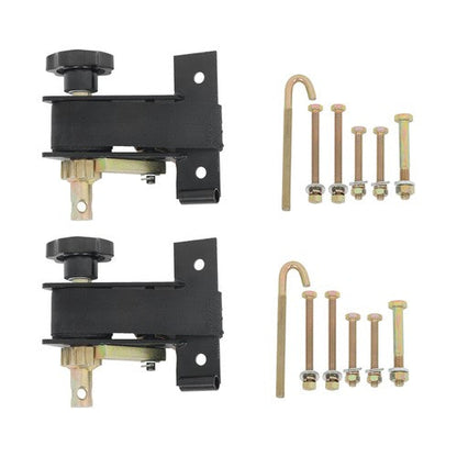 2 Pack 1.5" Wide x 7.5' Long Ladder Rack Ratchet Straps 1.4" Black Square Tube