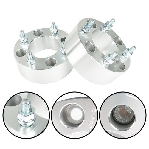 Wheel Spacers For Honda Rincon 680 4x110 2" 74mm M10x1.25 Silver X4