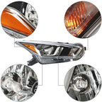 Headlight Halogen For Nissan Versa S SV 2020-2021 Headlamps Assembly RH Chrome