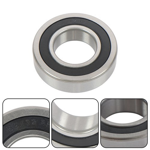 4Pcs 62/32-2RS Bearings 32×65×17mm Double Rubber Seals Deep Groove Ball Bearing
