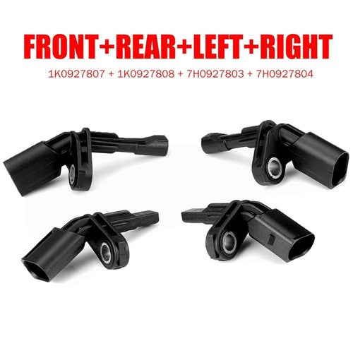 Set 4 ABS Wheel Speed Sensor For VW Volkswagen Amarok 11-2013 Beetle 2012-2019