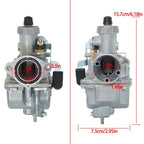 VM22 26mm Carb For Intake Pipe Pit Dirt Bike 110cc 125cc Lifan YX US