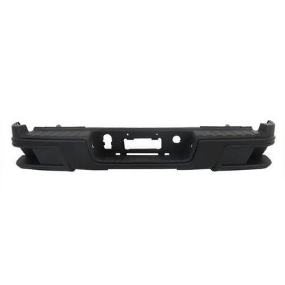 Rear Step Bumper Black For 2015-2022 Chevy Colorado Canyon W/o Sensor Holes