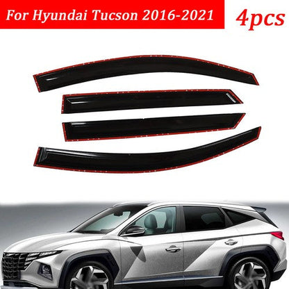 For Hyundai Tucson Mugen Style 4x 2016-2021 Window Visors Sun Rain Guard Vent