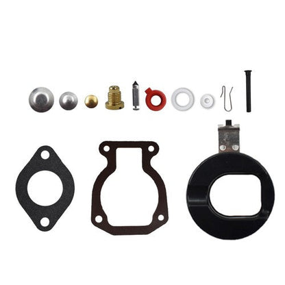 2× 398453 Carburetor Carb Kit W/ Float For Johnson Evinrude 9.9HP 15HP 1974-1988