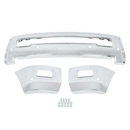 For RAM 2500 3500 2010-2018 Split Style Steel Front Bumper Face Bar Replacement