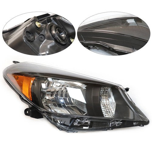 Halogen Headlights Pair for 2012-2014 for Toyota Yaris Hatchback LH RH