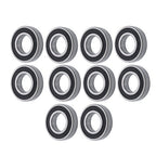 10 Pcs Premium 6208 2RS ABEC3 Rubber Sealed Deep Groove Ball Bearing 40x80x18mm