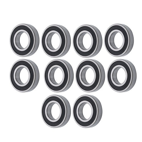 10 Pcs Premium 6208 2RS ABEC3 Rubber Sealed Deep Groove Ball Bearing 40x80x18mm