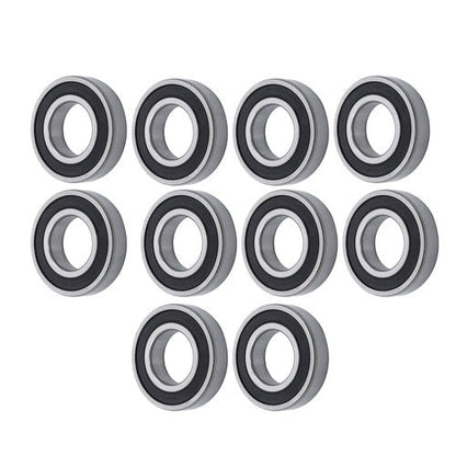 10 Pcs Premium 6208 2RS ABEC3 Rubber Sealed Deep Groove Ball Bearing 40x80x18mm