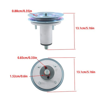 3 Pack Spindle Assembly W/ Pulley For Gravely Ariens 52" Deck 51537200 51528000
