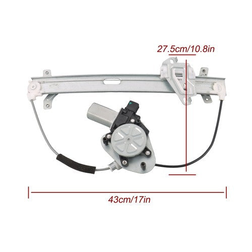 741-304 For Honda Accord Coupe 2003-2007 Front LH Window Regulator w/ Motor