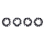 62/28-2RS Deep Groove Ball Bearings 4 Pcs 28mmx58mmx16mm Double Rubber Sealed