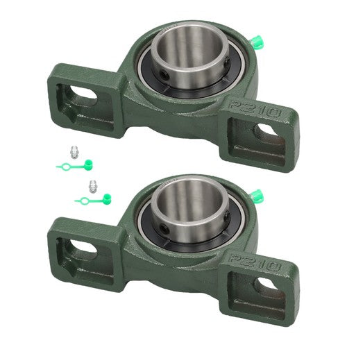 2 Pack UCP210-32 Pillow Block Mounted Ball Bearing 2" Bore Self Aligning New